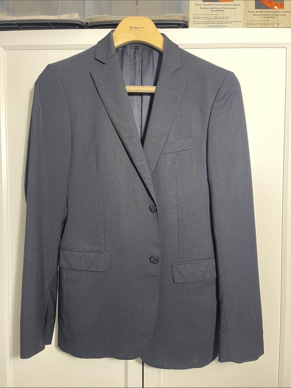 Pal Zileri Lab Blue Wool Blend Blazer